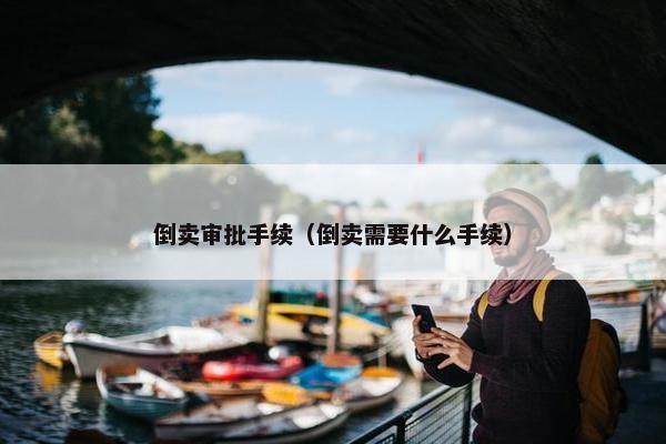 倒卖审批手续（倒卖需要什么手续）