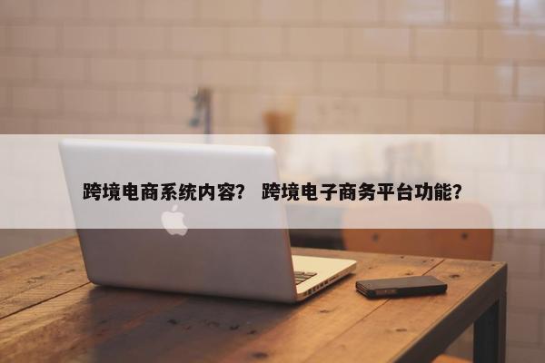 跨境电商系统内容？ 跨境电子商务平台功能？