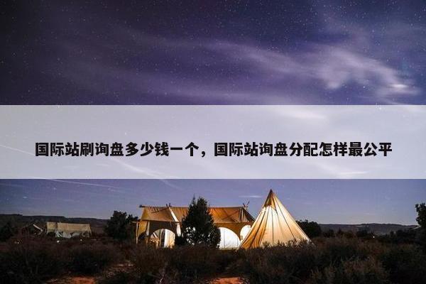 国际站刷询盘多少钱一个，国际站询盘分配怎样最公平