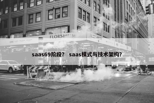saas69阶段？ saas模式与技术架构？