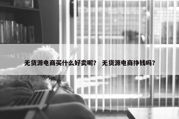 无货源电商买什么好卖呢？ 无货源电商挣钱吗？
