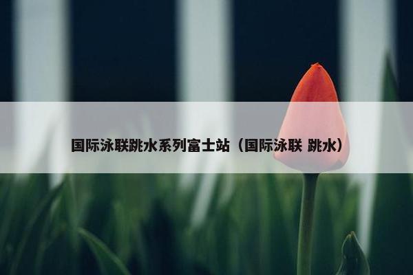 国际泳联跳水系列富士站（国际泳联 跳水）