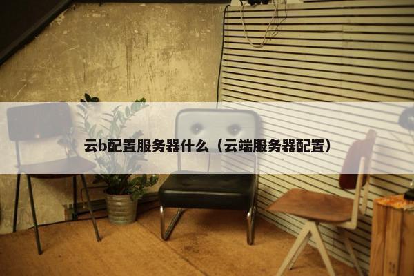 云b配置服务器什么（云端服务器配置）