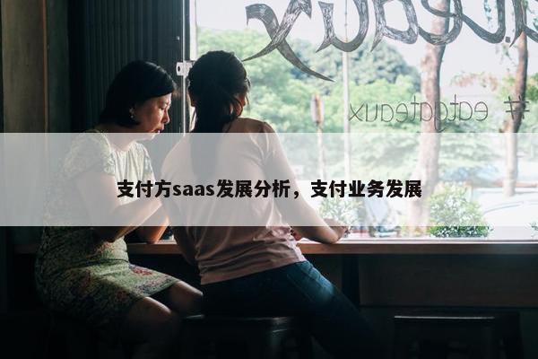 支付方saas发展分析，支付业务发展