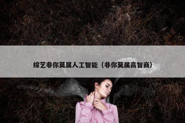 综艺非你莫属人工智能（非你莫属高智商）