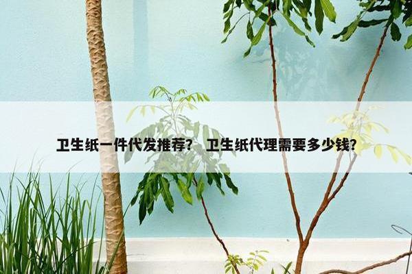 卫生纸一件代发推荐？ 卫生纸代理需要多少钱？