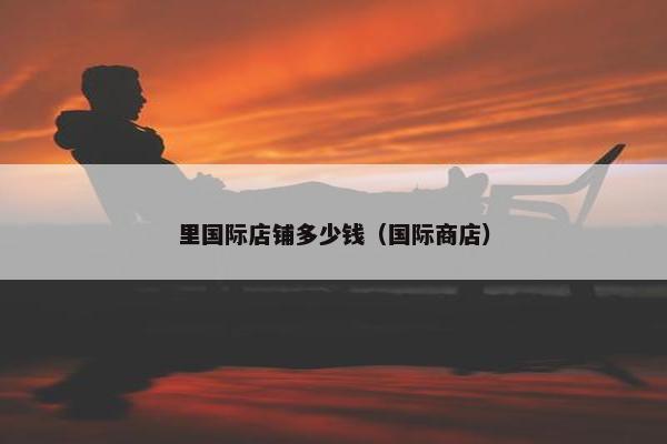 里国际店铺多少钱（国际商店）