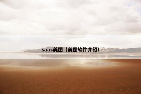 saas美图（美图软件介绍）