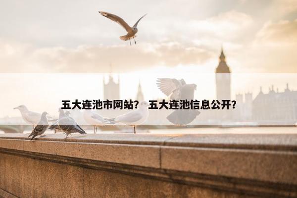 五大连池市网站？ 五大连池信息公开？