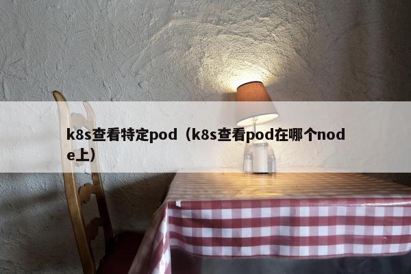 k8s查看特定pod（k8s查看pod在哪个node上）