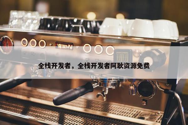 全栈开发者，全栈开发者阿耿资源免费
