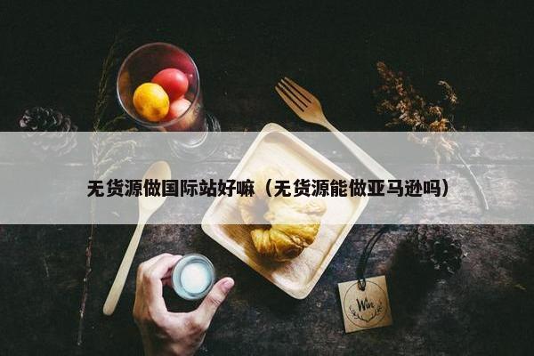 无货源做国际站好嘛（无货源能做亚马逊吗）