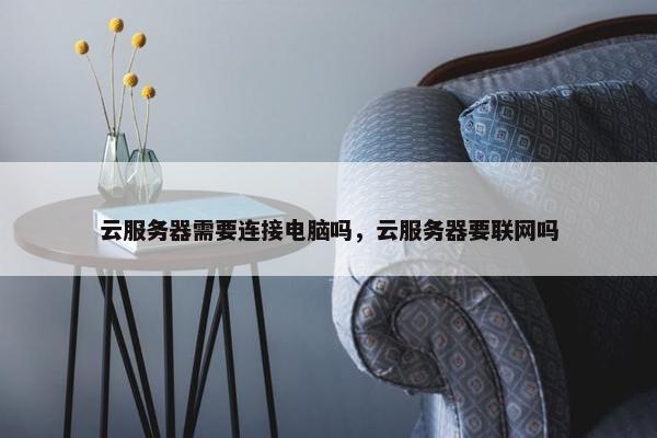云服务器需要连接电脑吗，云服务器要联网吗