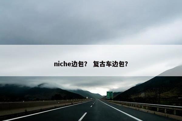 niche边包？ 复古车边包？