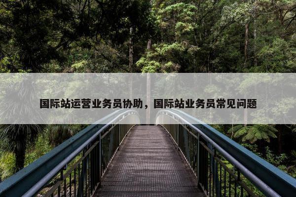 国际站运营业务员协助，国际站业务员常见问题