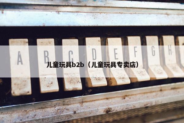 儿童玩具b2b（儿童玩具专卖店）