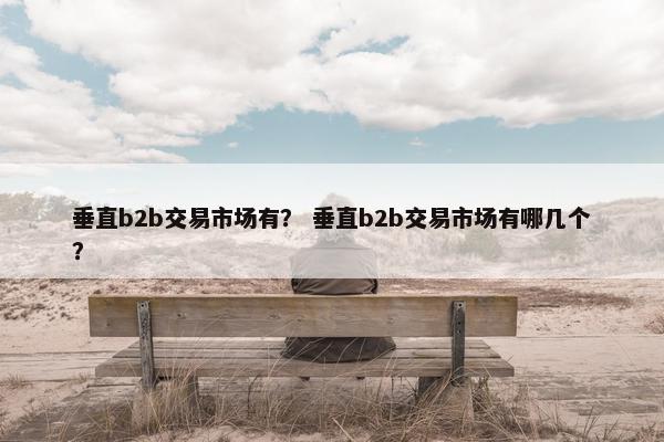 垂直b2b交易市场有？ 垂直b2b交易市场有哪几个？