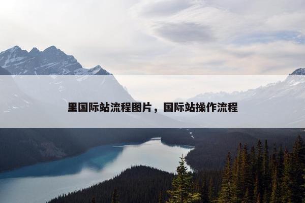 里国际站流程图片，国际站操作流程