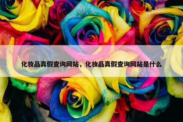 化妆品真假查询网站，化妆品真假查询网站是什么