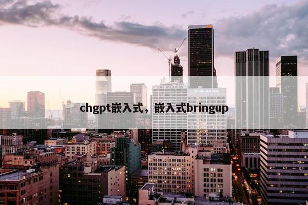 chgpt嵌入式，嵌入式bringup