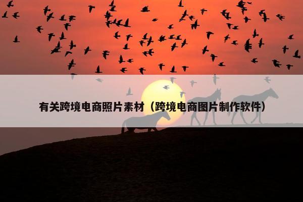 有关跨境电商照片素材（跨境电商图片制作软件）