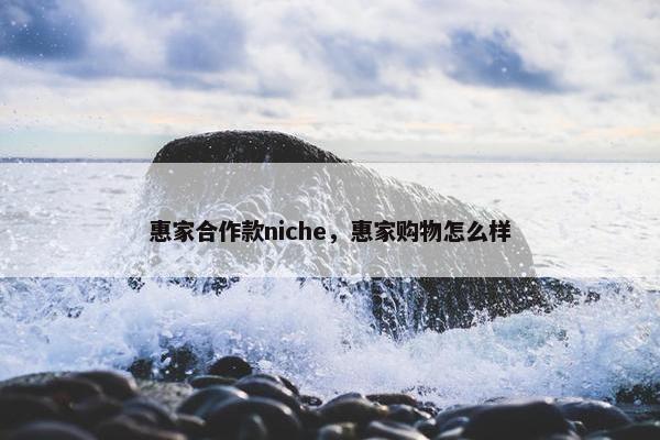 惠家合作款niche，惠家购物怎么样