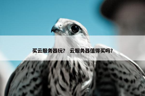 买云服务器玩？ 云服务器值得买吗？