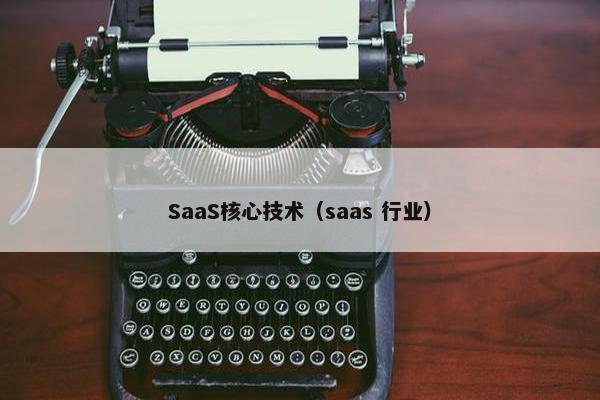 SaaS核心技术（saas 行业）