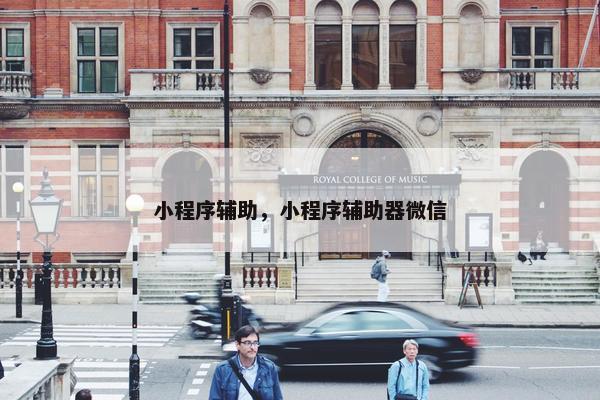 小程序辅助，小程序辅助器微信