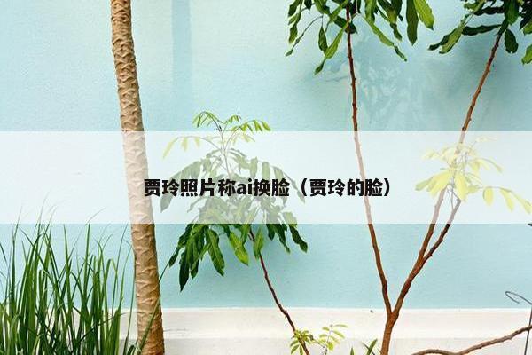 贾玲照片称ai换脸（贾玲的脸）