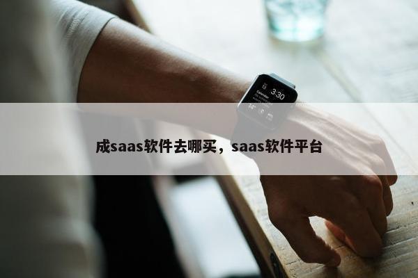 成saas软件去哪买，saas软件平台
