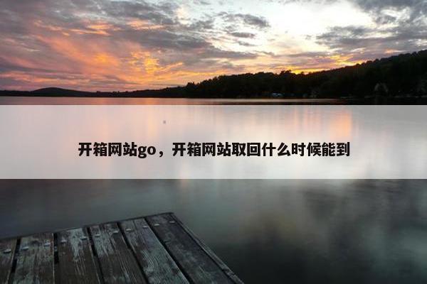 开箱网站go，开箱网站取回什么时候能到