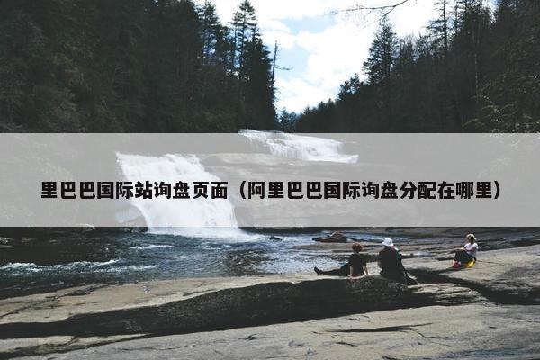里巴巴国际站询盘页面（阿里巴巴国际询盘分配在哪里）
