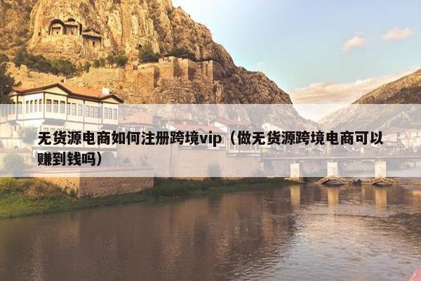 无货源电商如何注册跨境vip（做无货源跨境电商可以赚到钱吗）