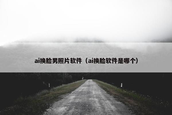 ai换脸男照片软件（ai换脸软件是哪个）